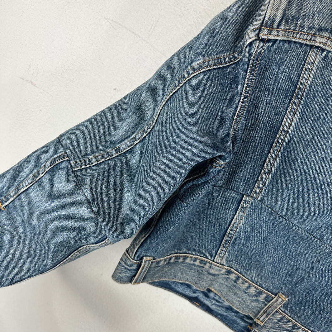 Vetements Levis Rebuilt Cropped Denim Jacket