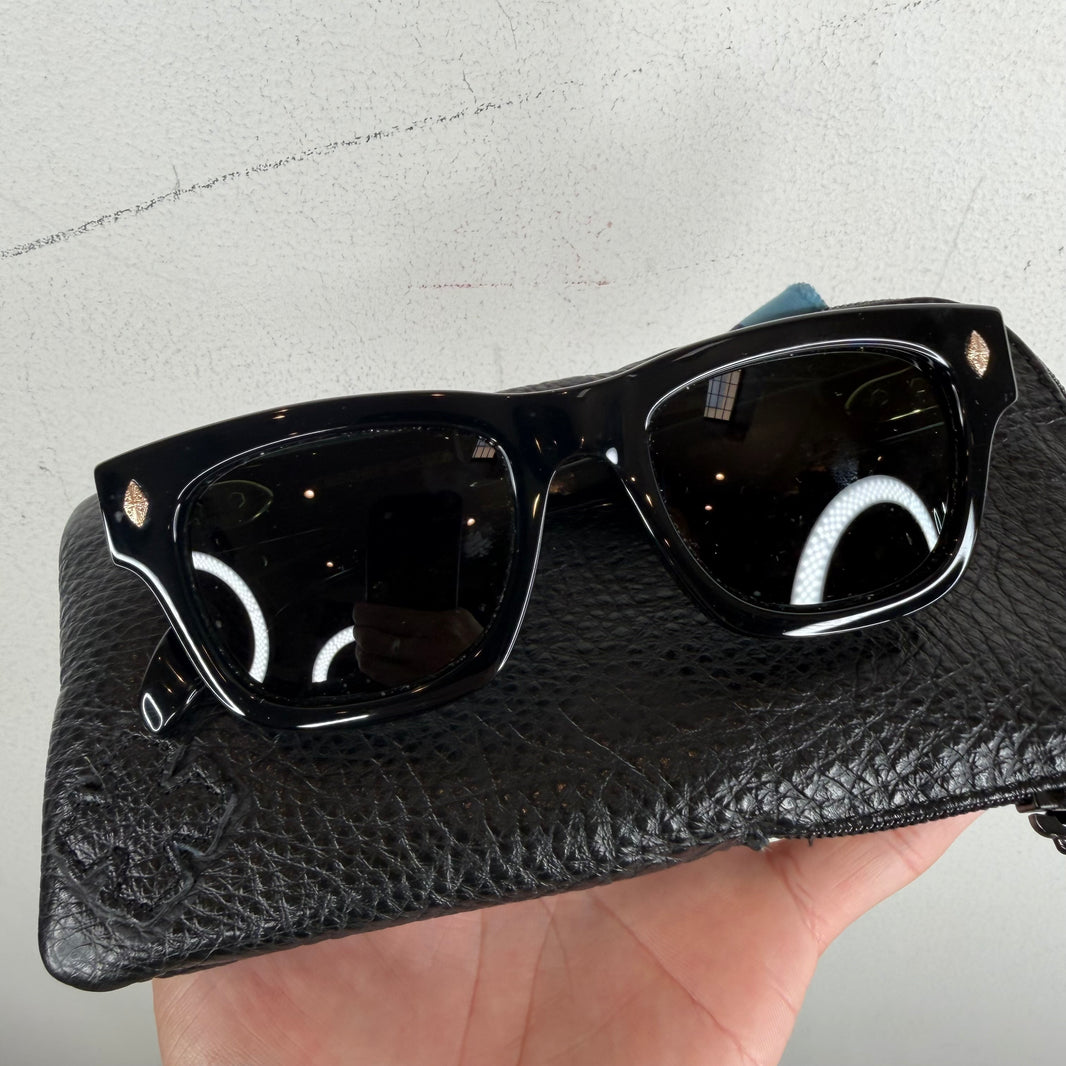Chrome Hearts 18K Gold Plated Dick Fitzener Sunglasses
