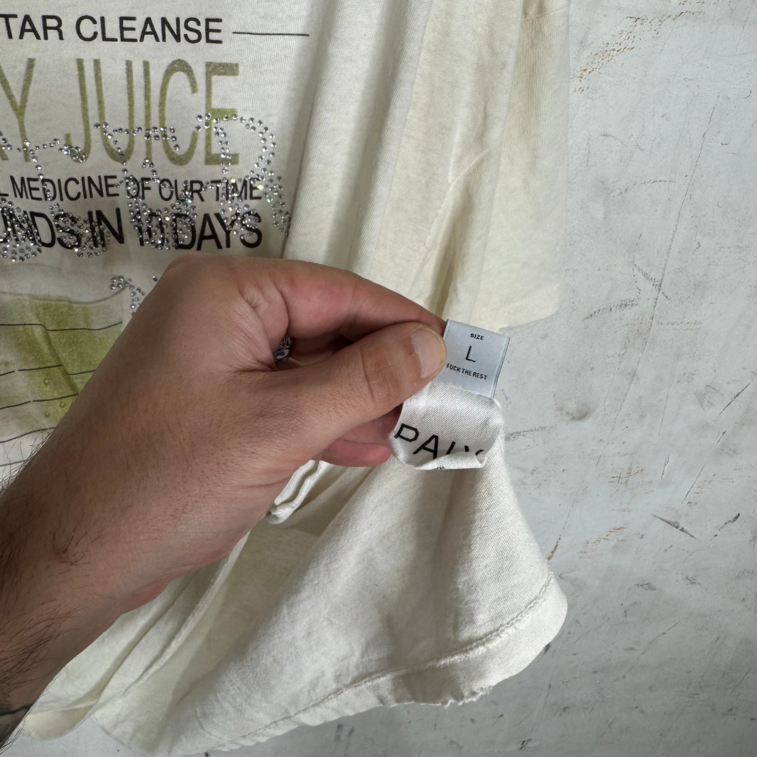 Paly Celery Juice Rhinestone T-Shirt