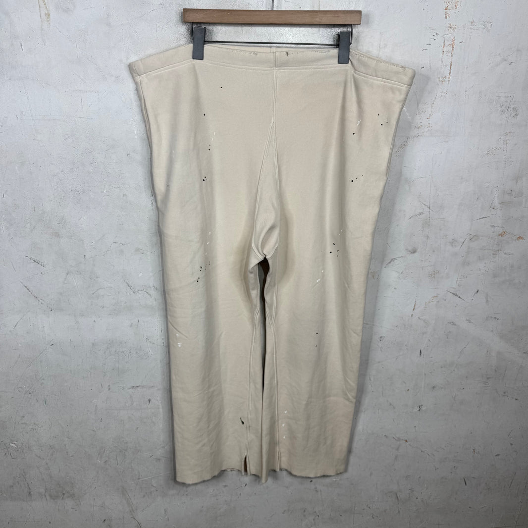 Margiela Thin Beige Painter Sweatpants