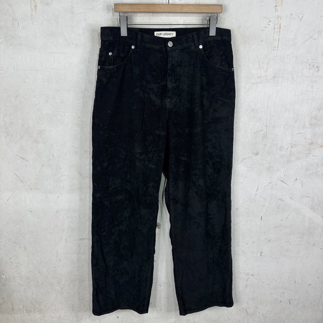 Our Legacy Corduroy DIstressed Waxed Vast Cut Pants