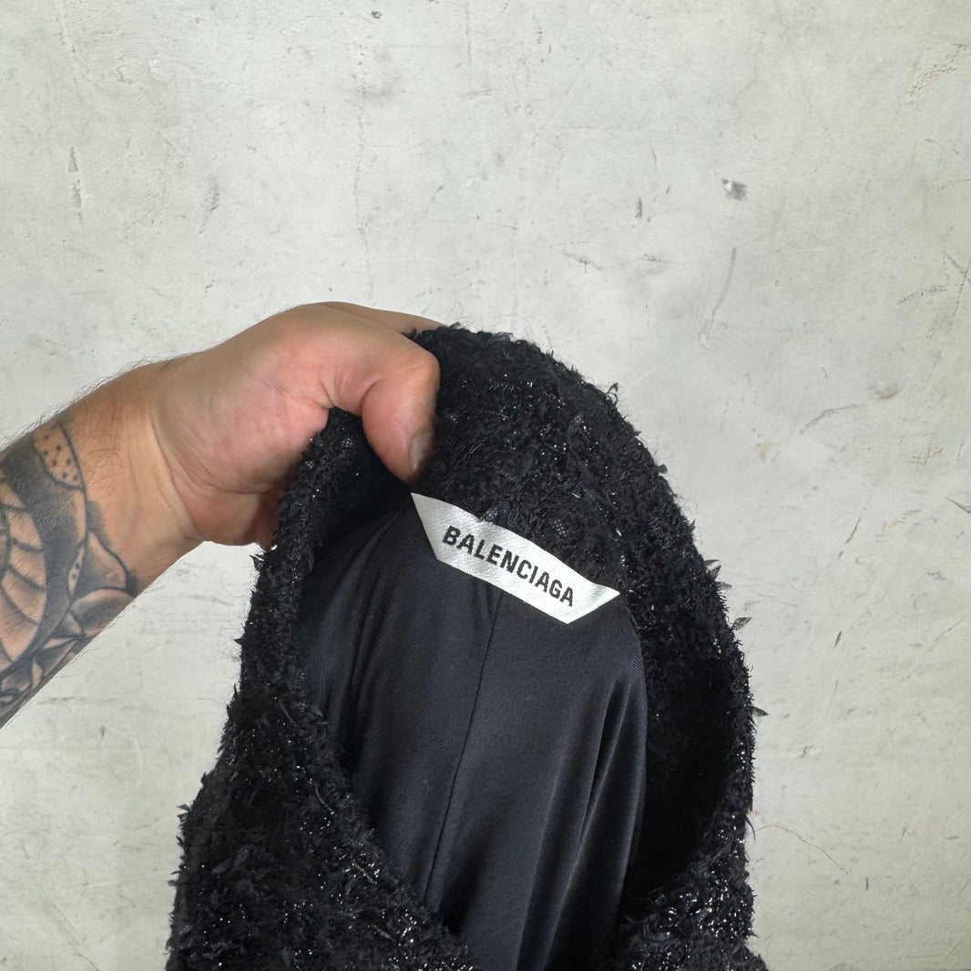 Balenciaga Tweed Loose Knit Pants