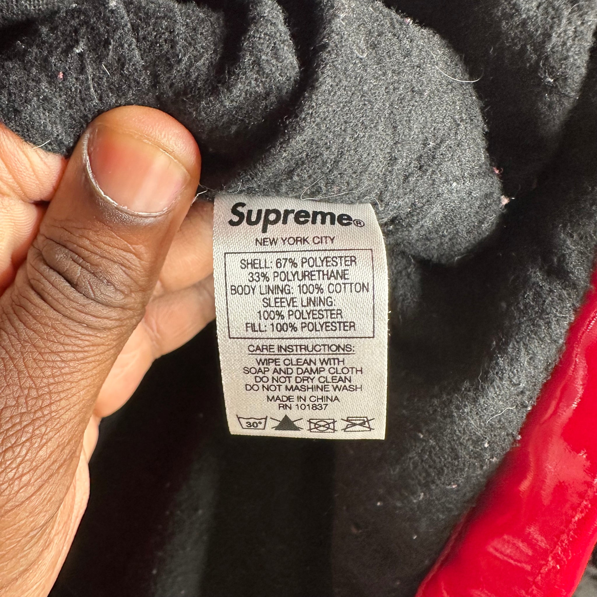 Supreme Quilted Patented Vinyl Chore Jacket www.Lukes.store
