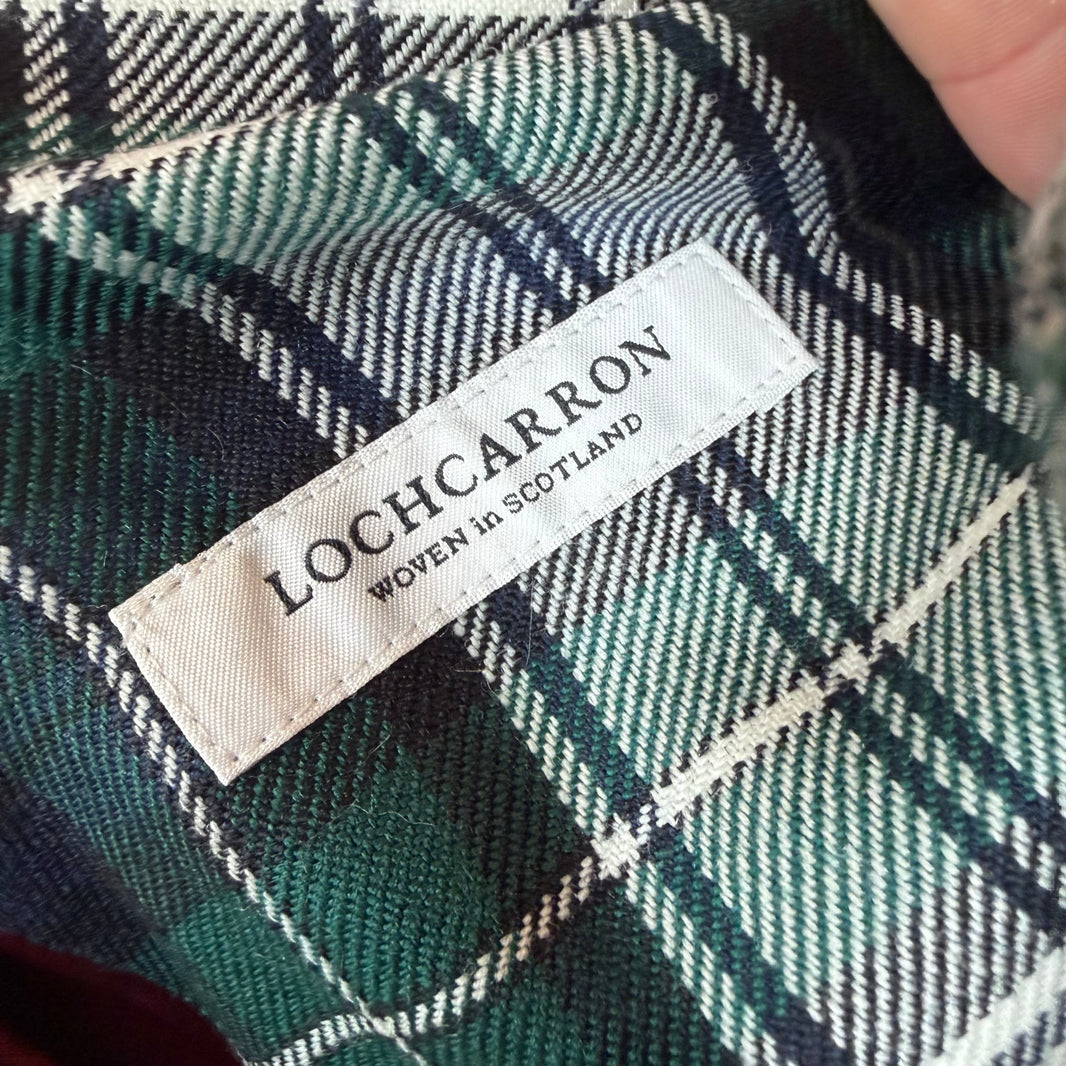 Noah Green Plaid Zip Jacket