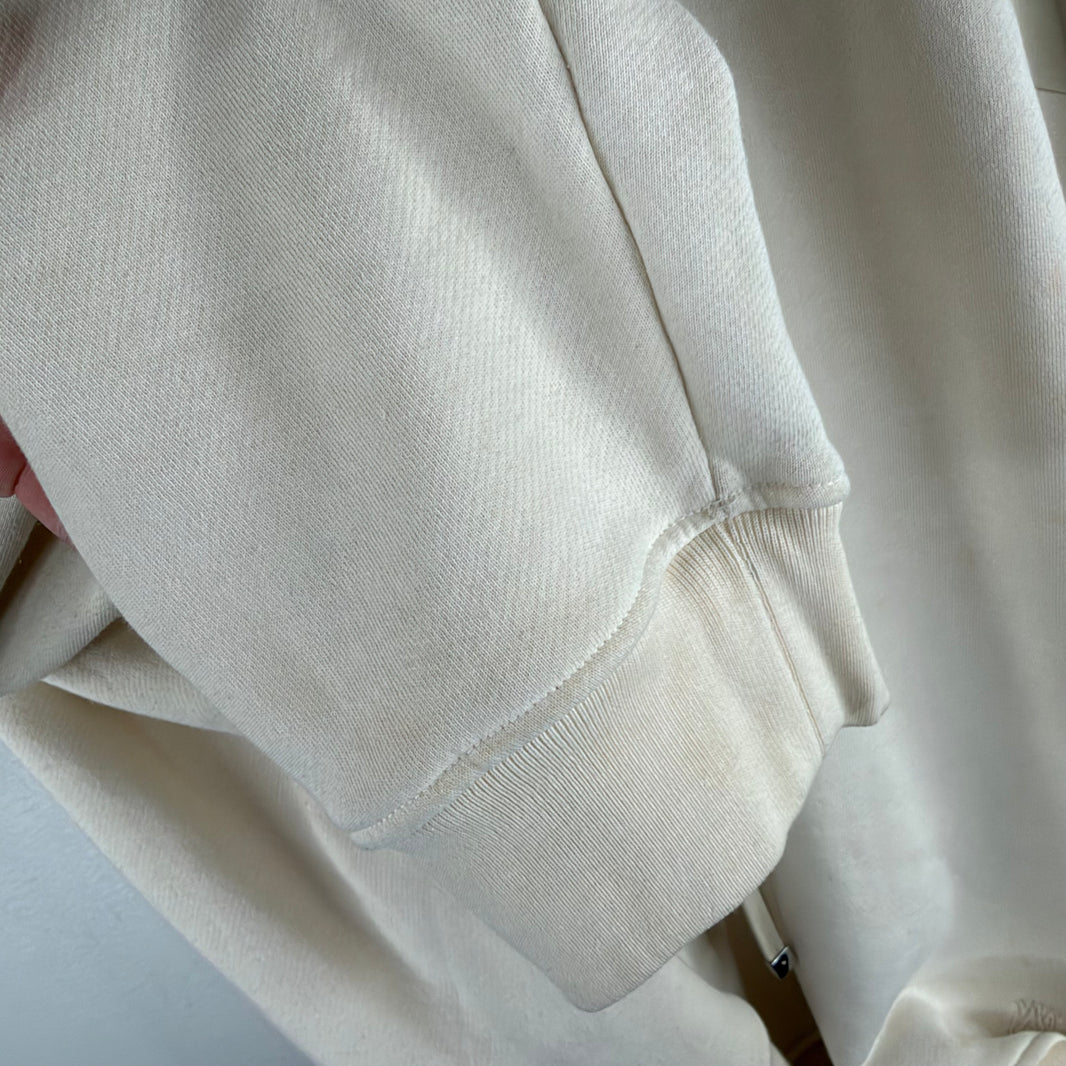 Amiri Leather Hybrid Hoodie
