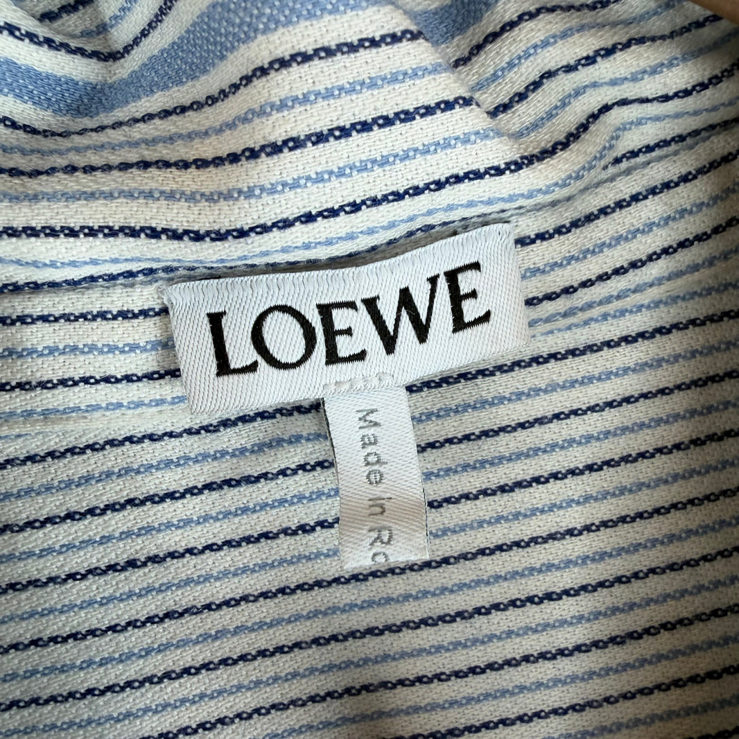 Loewe Striped Hooded L/S Shirt