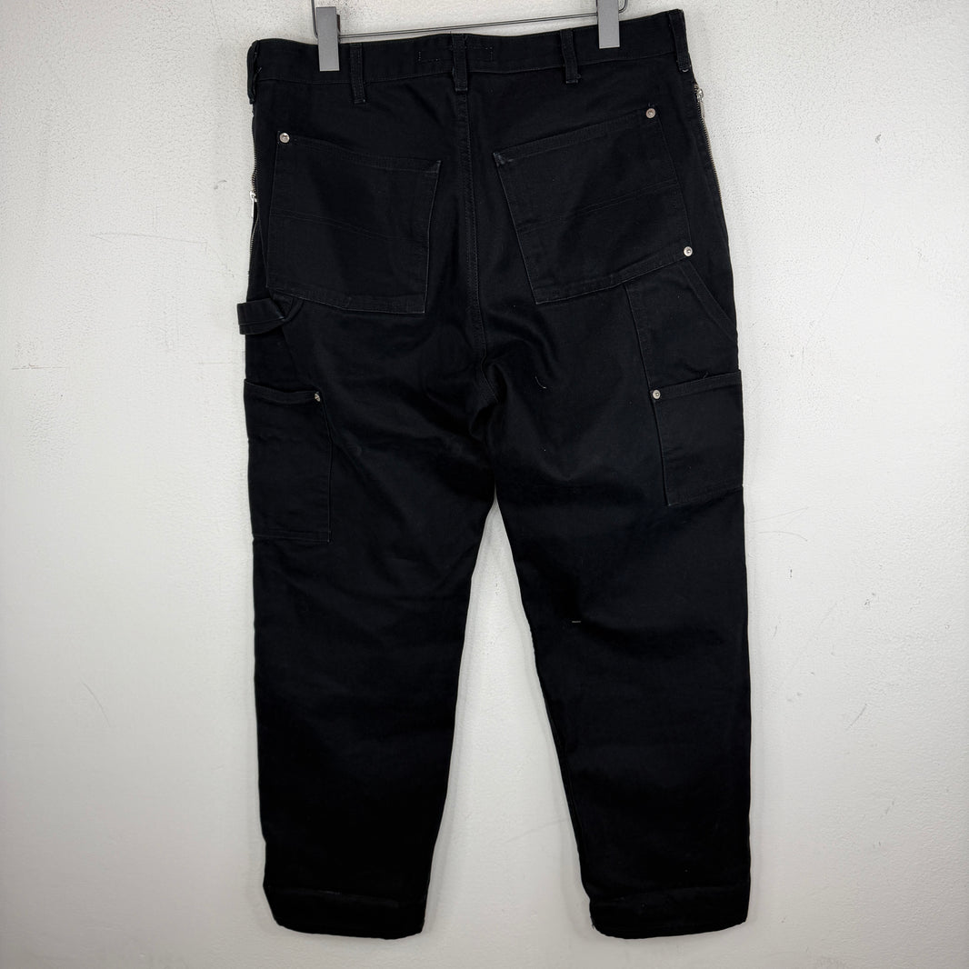 Richardson Black Double Knee Paneled Carpenter Pants