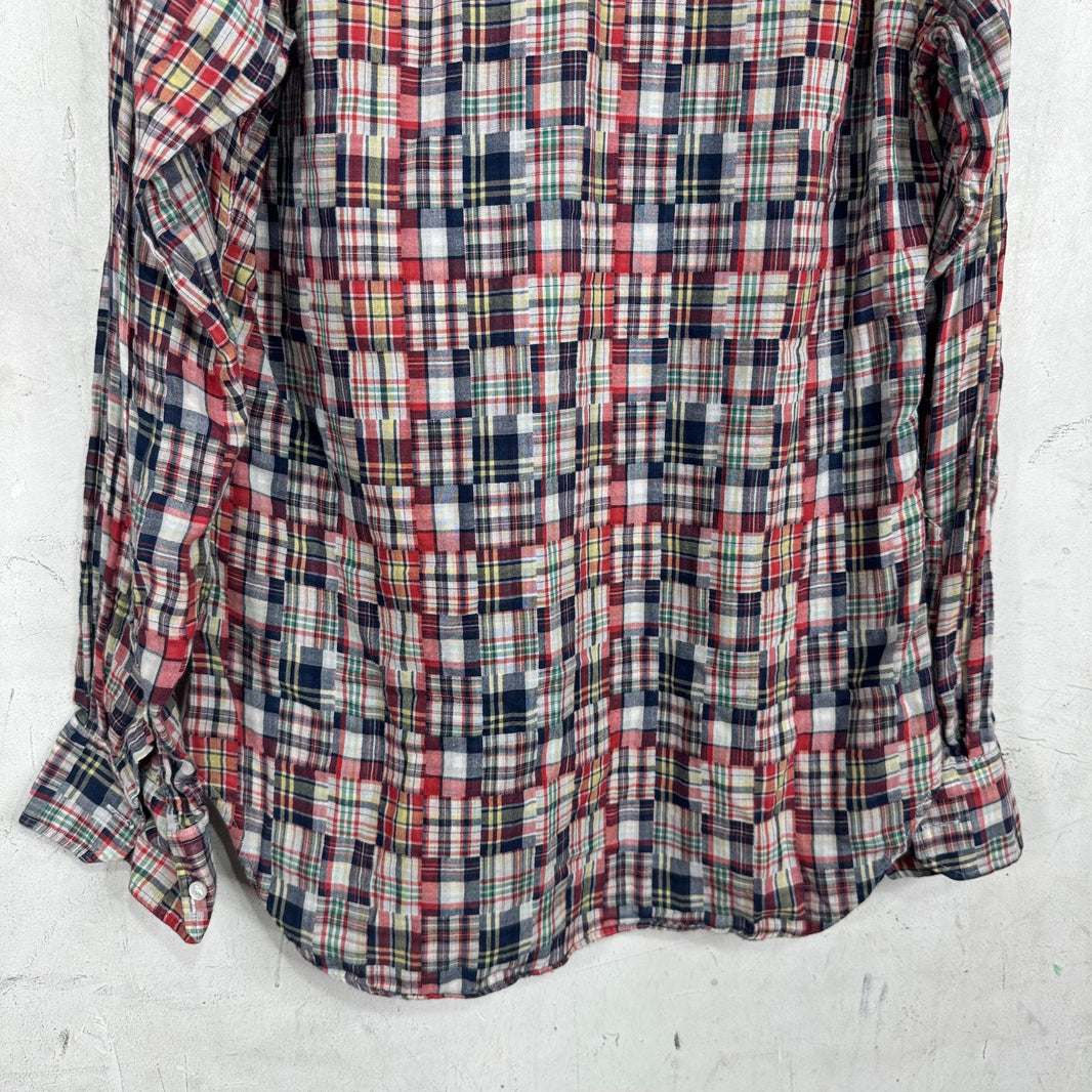 Thom Browne Madras LS Button Up