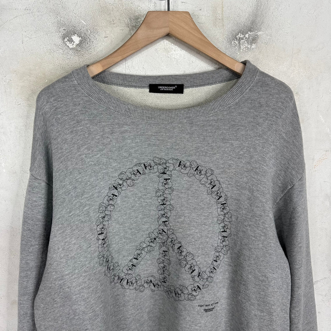 Undercover Teddy Peace Sign Sweatshirt