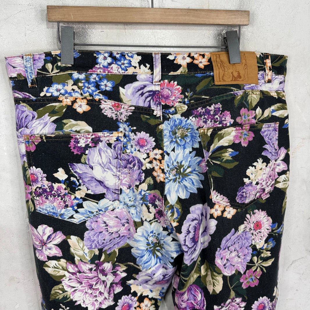 Martine Rose Floral Jeans