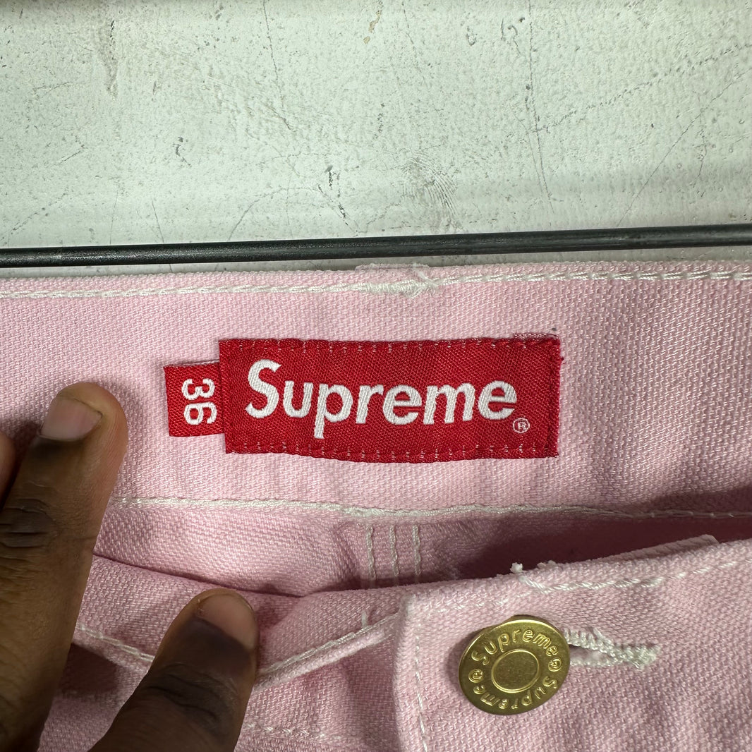 Supreme Pink Carpenter Pants