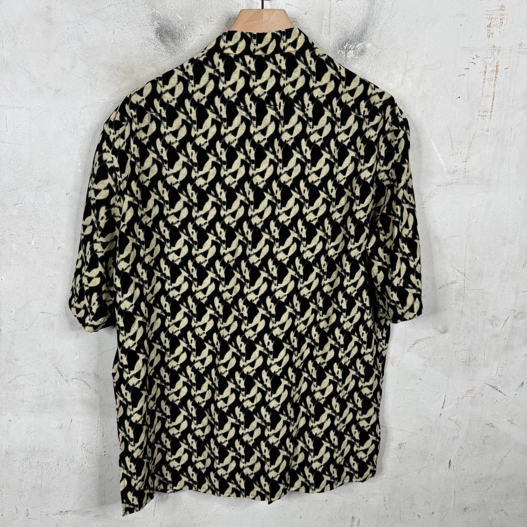 Saint Laurent Pattenred SS Viscose Shirt