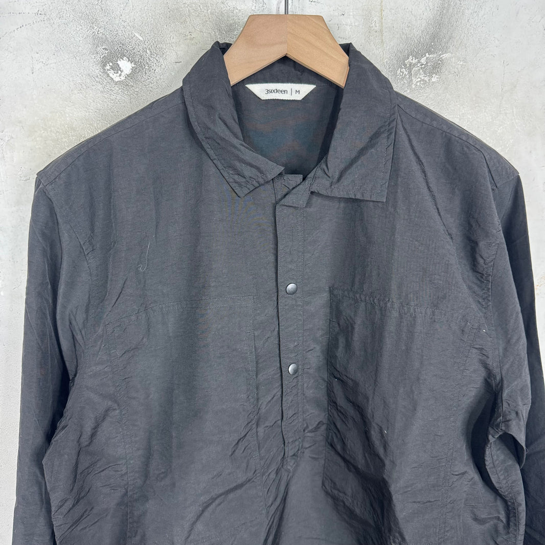 3sixteen  Nylon Half Buttoned Shirt
