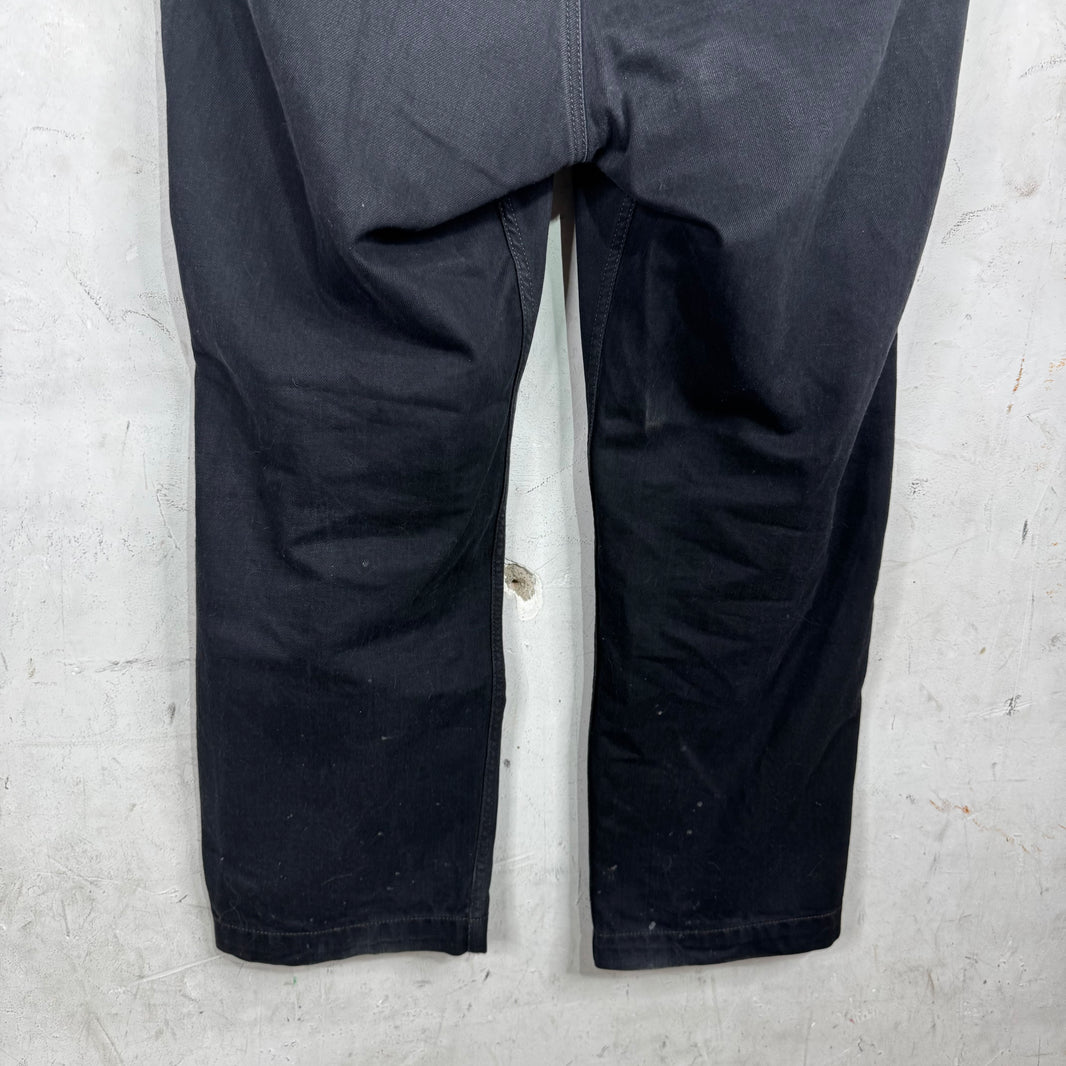 Lemaire Wide Leg Black Jeans