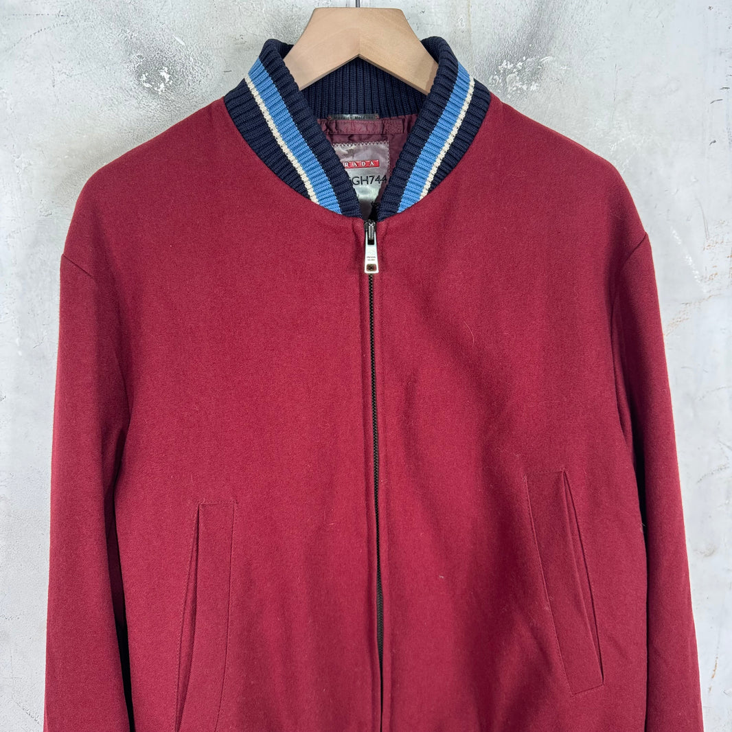 Prada 14' Wool Bomber Jacket