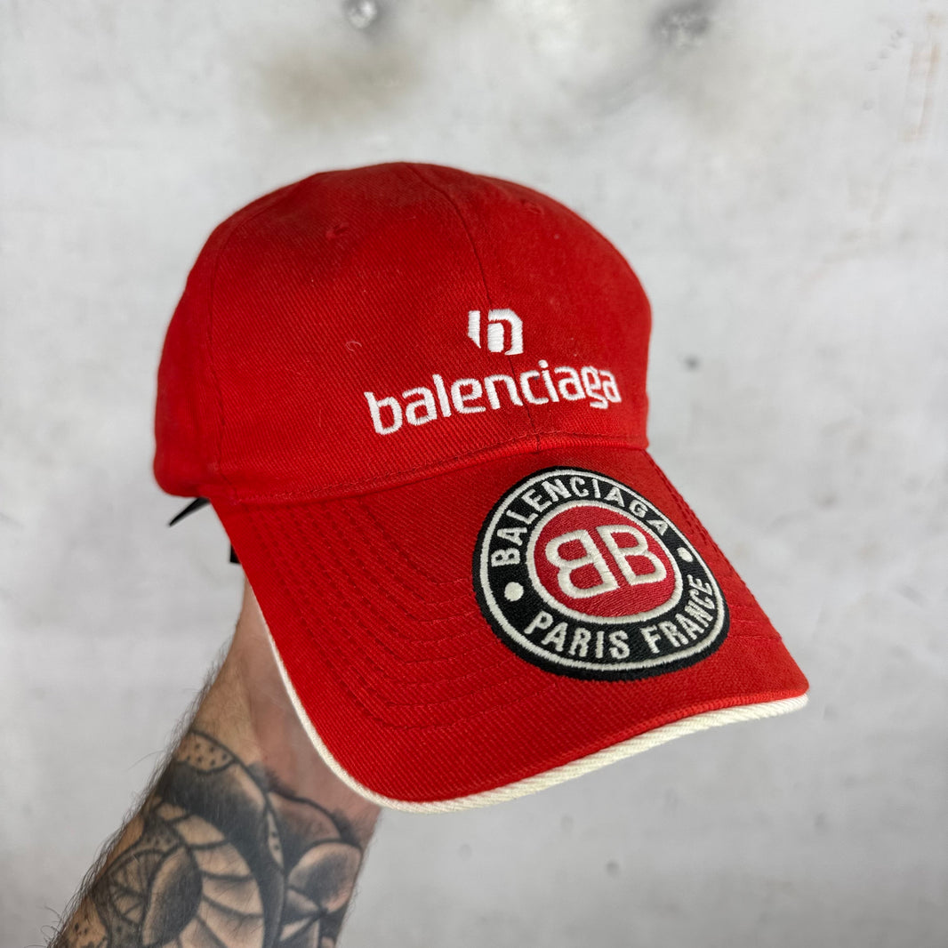 Balenciaga Spell-Out Crest Logo Hat