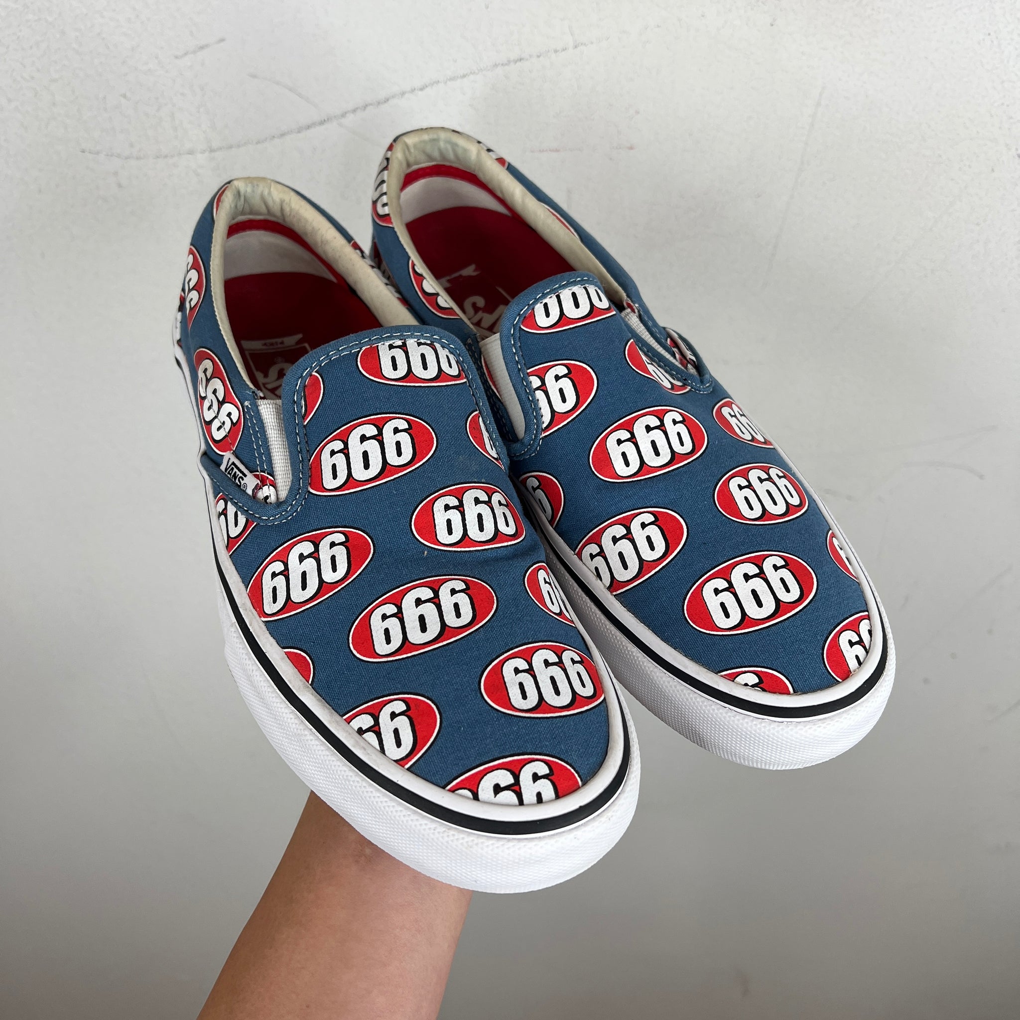 Supreme Vans 666 Slip Ons www.Lukes.store