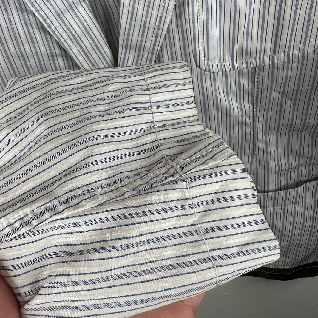 CDG Striped Camo Detail Lightweight Blazer