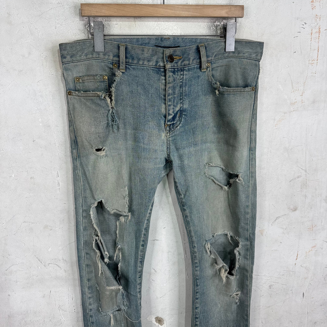 Saint Laurent D02 Crash Denim