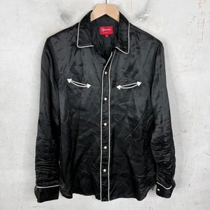 Supreme Silk Western Shirt Black