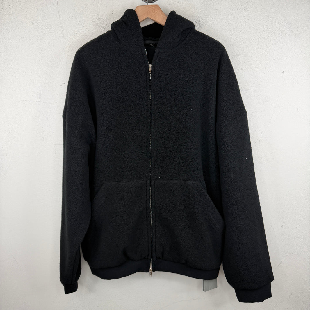 Balenciaga Montaigne Fleece Zip Up Hoodie