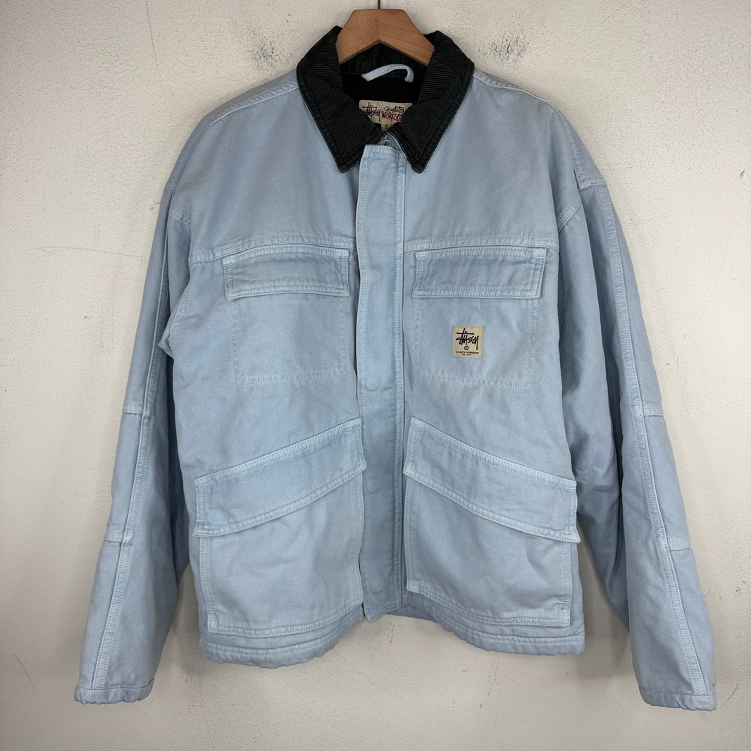 Stussy Baby Blue Chore Jacket