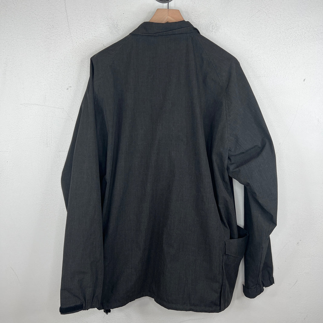 Goodenough Gray Snap Button Coaches Jacket