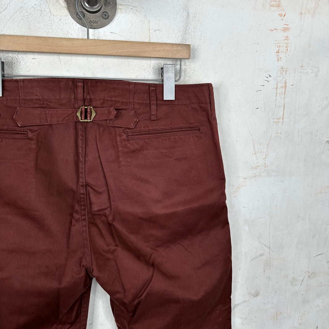 Visvim Brown Straight Chino Trousers