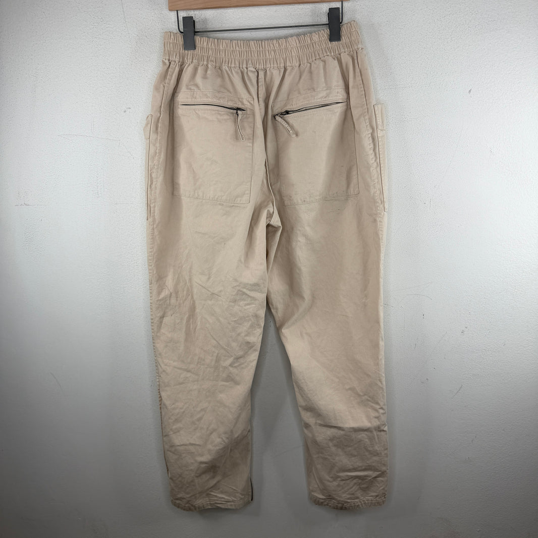Isabel Marant Beige Zipper Detail Troursers