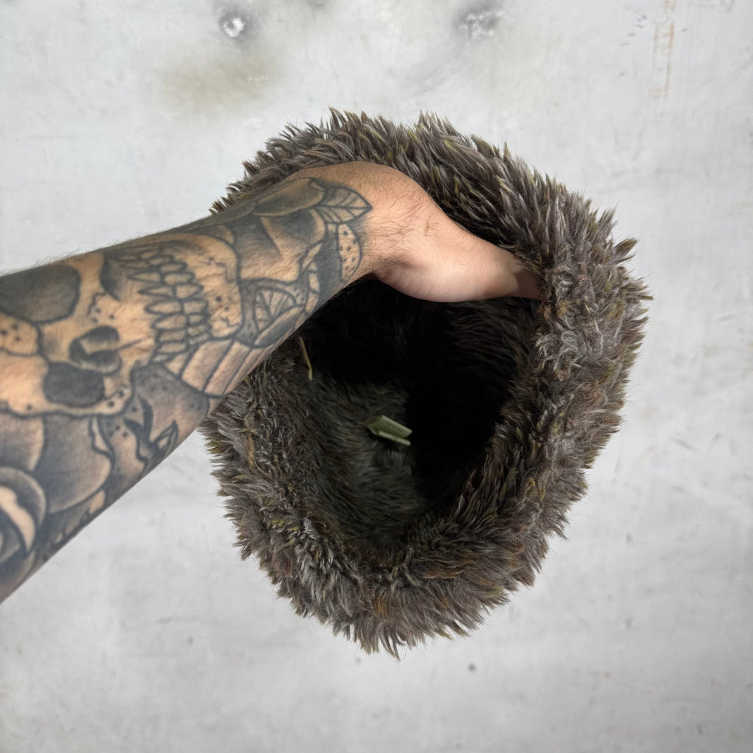 Kapital Acrylic Faux Fur Shaggy Beanie