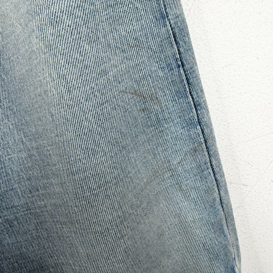 Balenciaga 3 Way Convertible Blue Denim Jeans