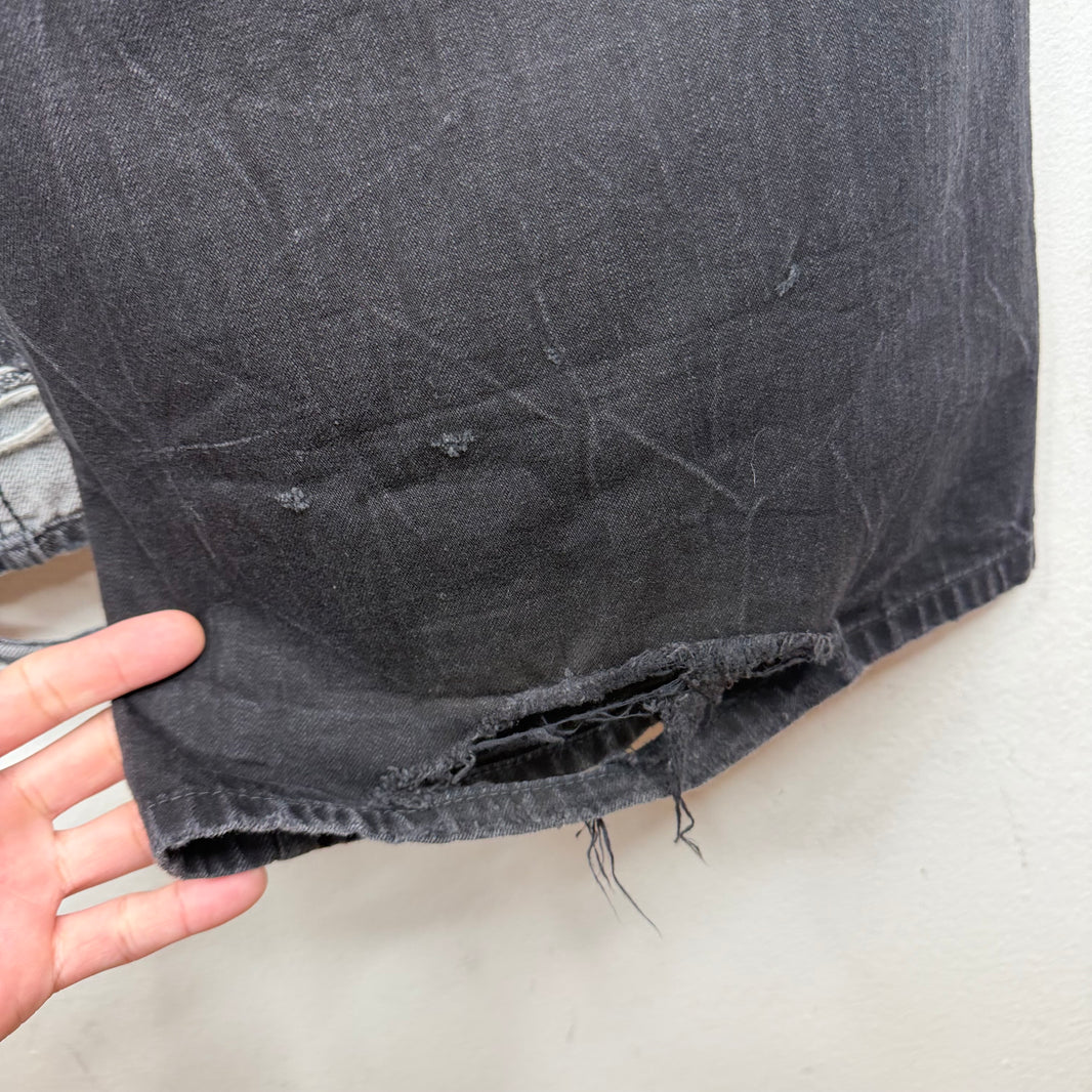 Balenciaga Black Fifty-Fifty Jeans
