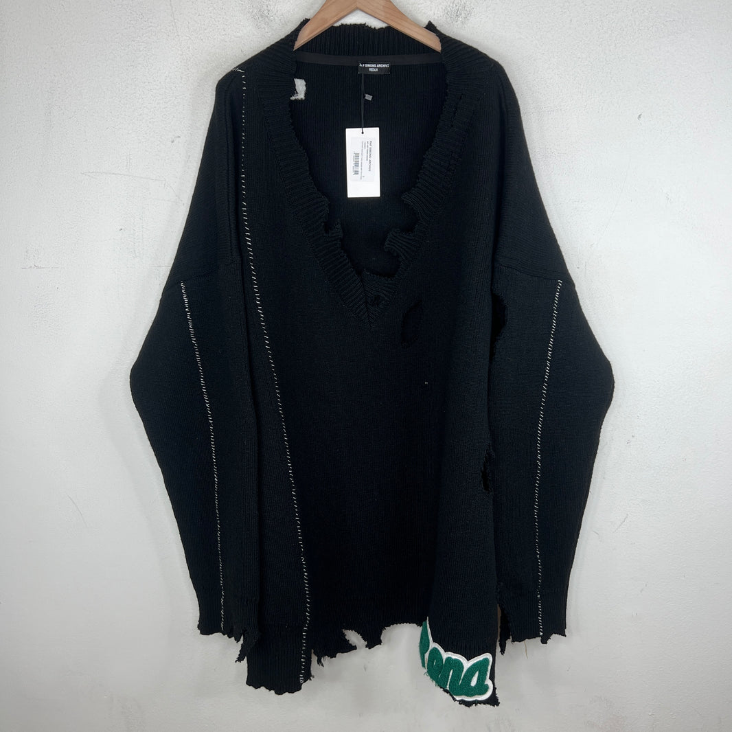 Raf Simons Oversized Distressed Rena Sweater