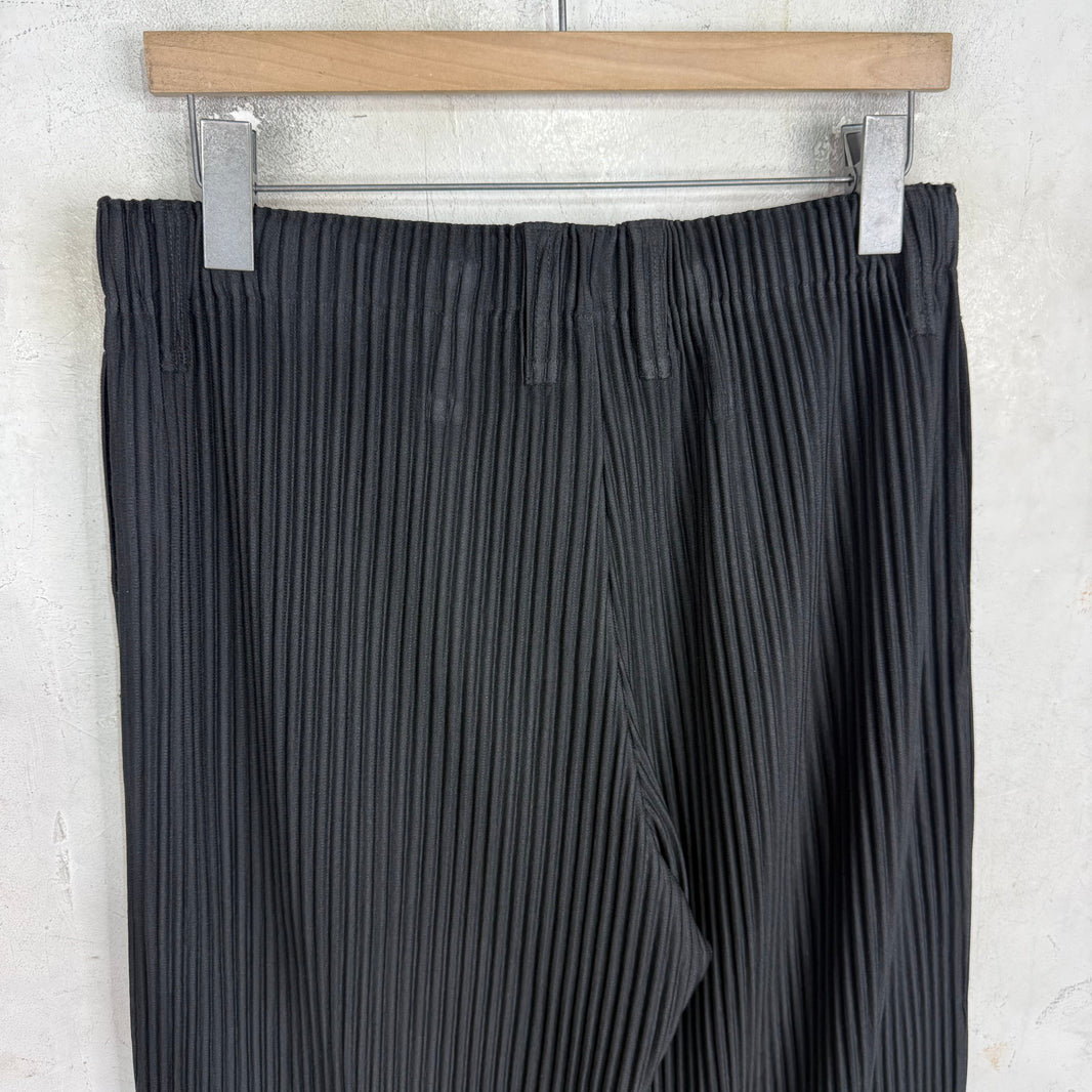 Issey Miyake Black Homme Plisse Trousers