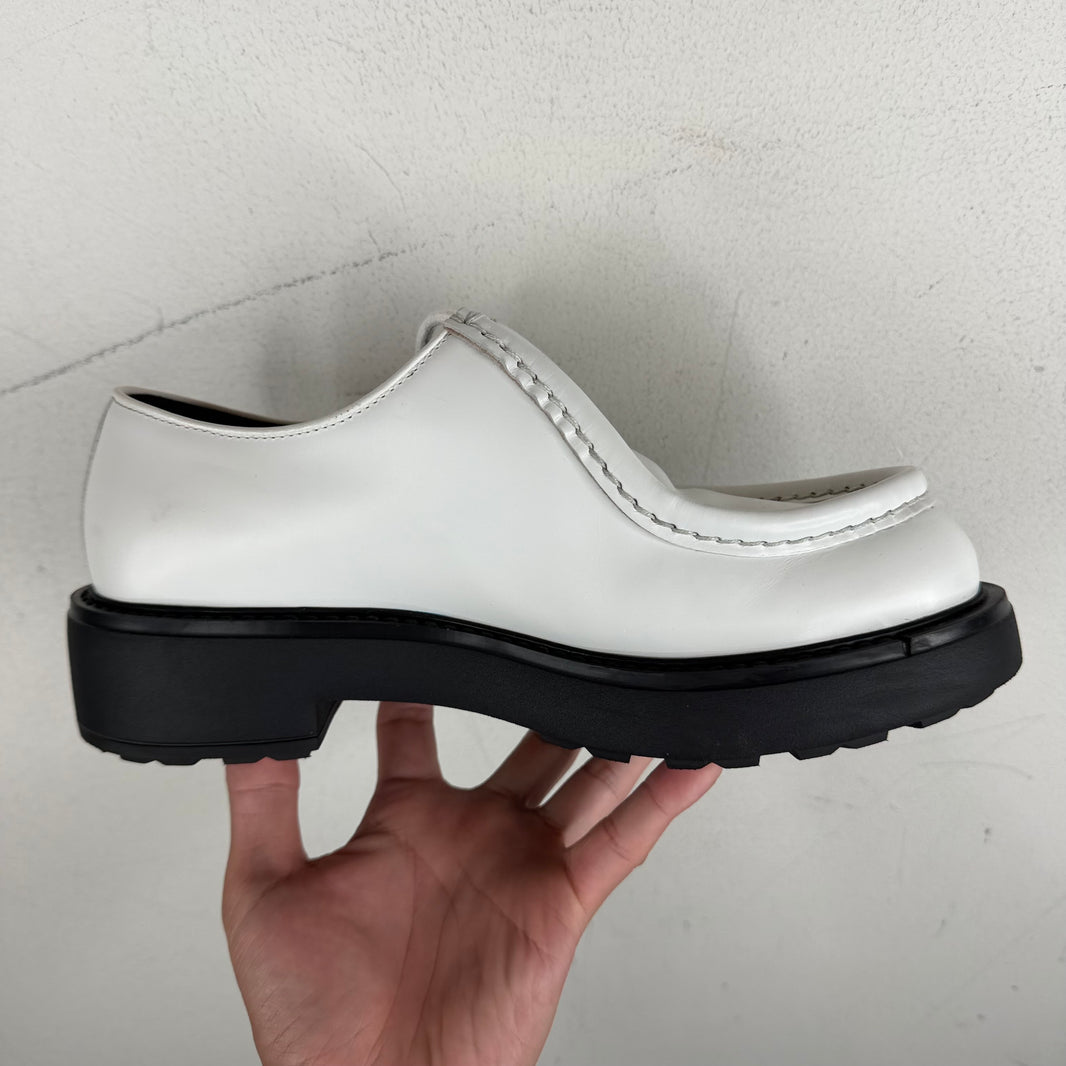 Prada White Diapason Derby