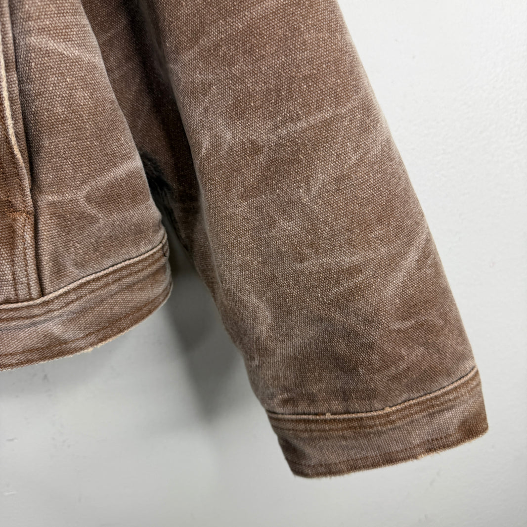 Acne Studios Padded Brown Denim Jacket