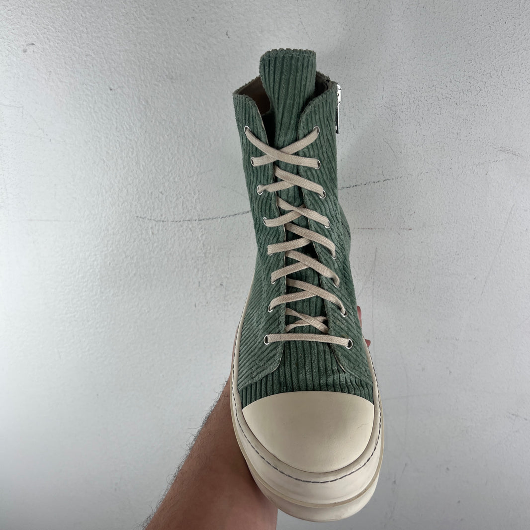 DRKSHDW Blue Corduroy Ramone Sneakers