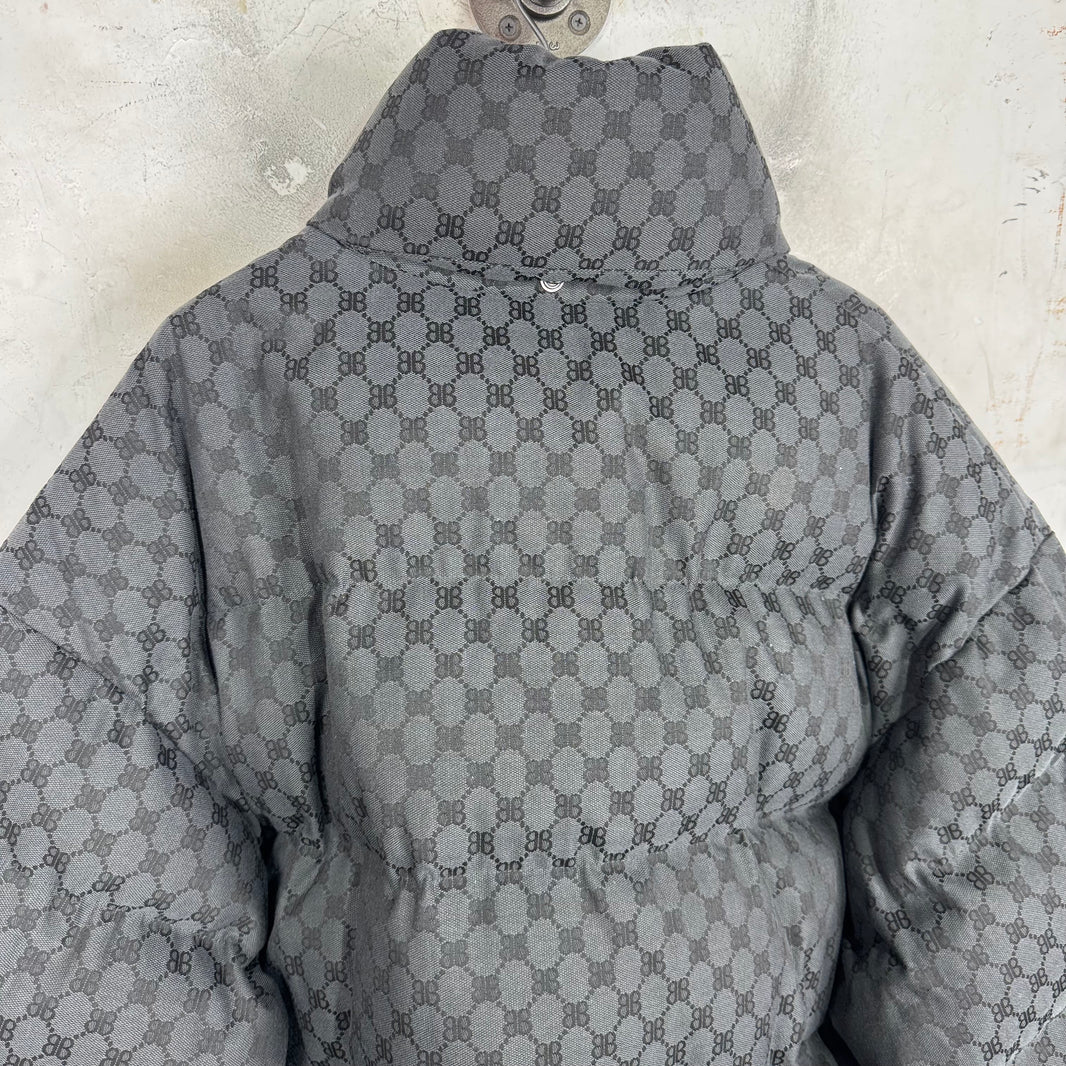 Balenciaga Hacker Project Monogram Puffer Jacket