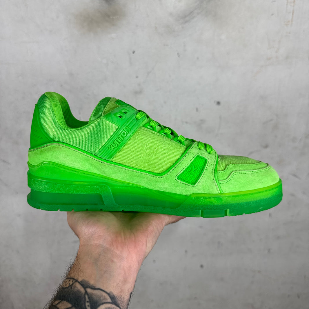 Louis Vuitton Slime Green Trainer Lows