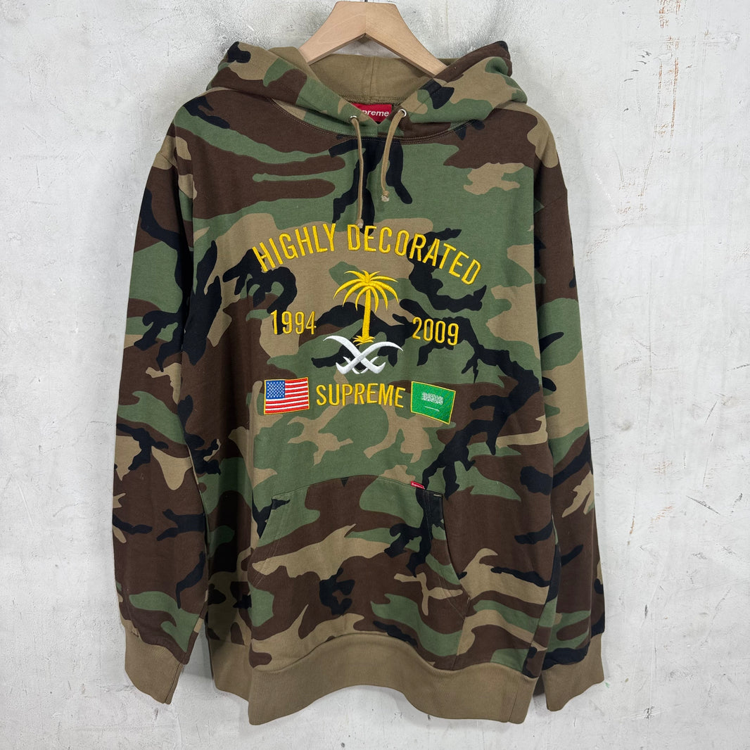 Supreme Highly Decorated Camo Hoodie