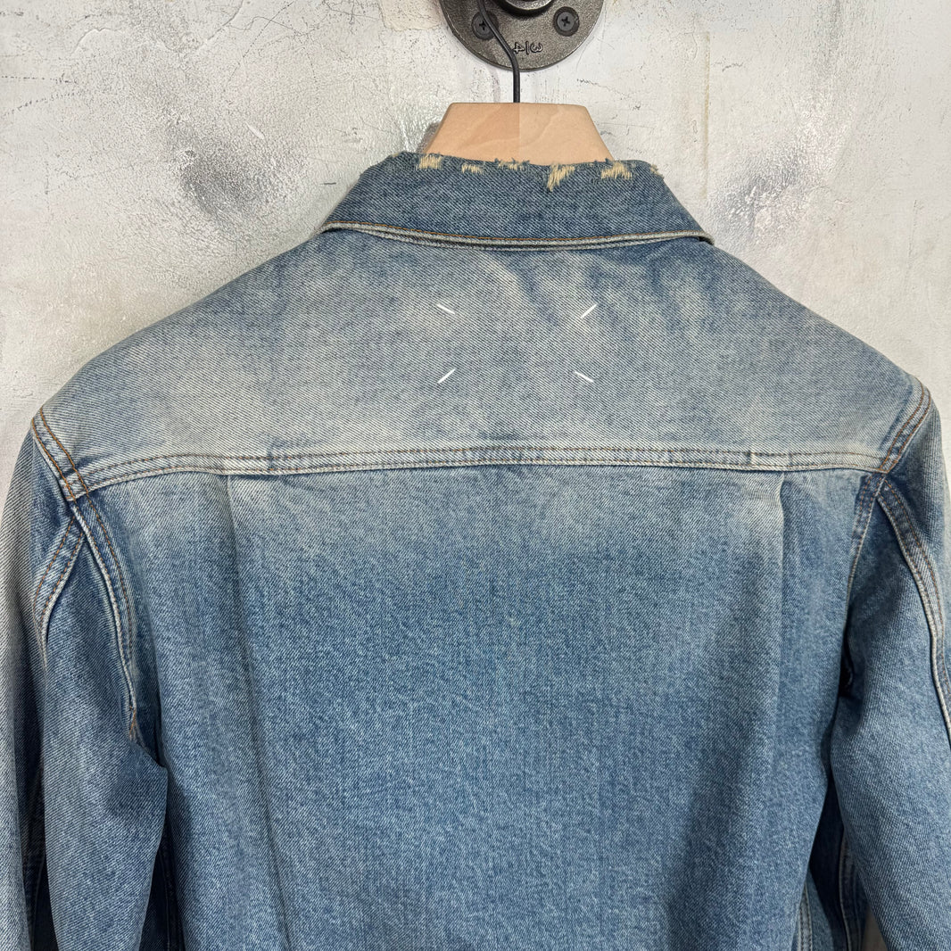 Margiela Lightwash Cropped Denim Jacket