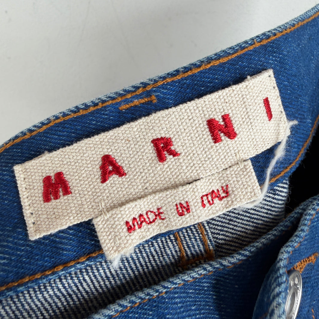 Marni Mohair Patch Jeans