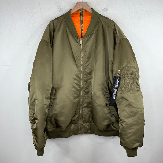 Vetements Alpha Industries Double Zip Bomber Jacket