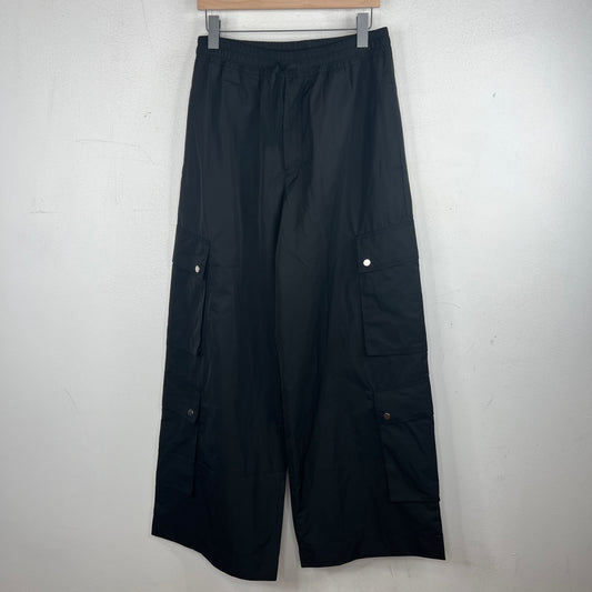 FFFPostalservice Black Drawstring Cargo Pants
