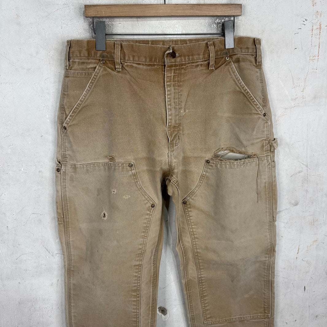 Vintage Carhartt Smoked Beige Double Knees