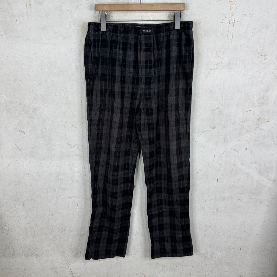 Balenciaga Plaid Pajama Pants
