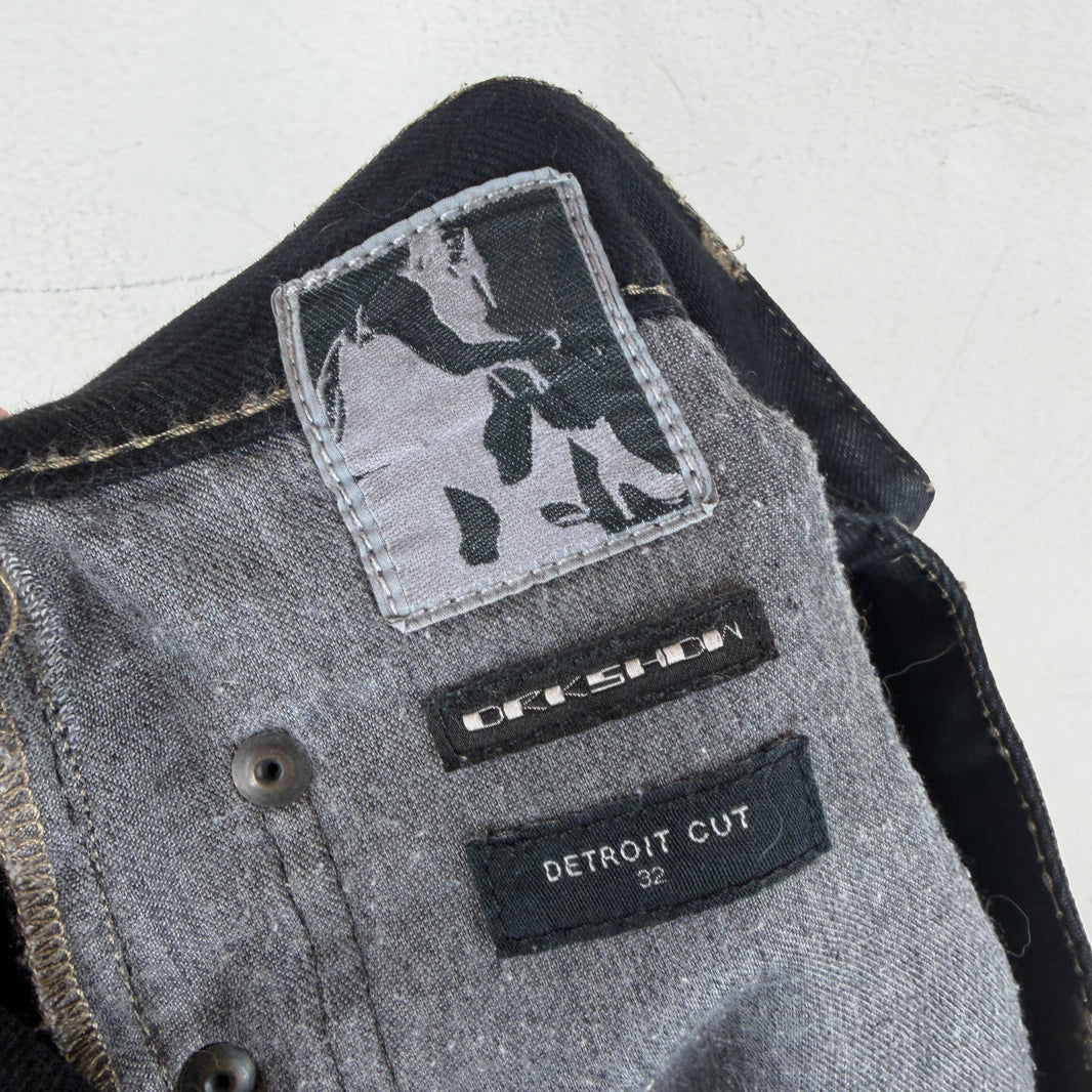 DRKSHDW Waxed Detroit Jeans