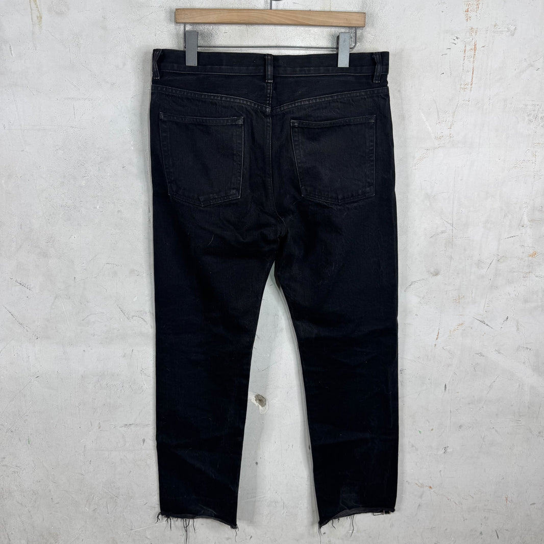 The Row Black Selvedge Jeans