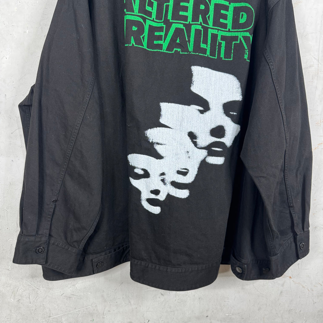 Raf Simons Altered Reality Oversized Trucker Jacket