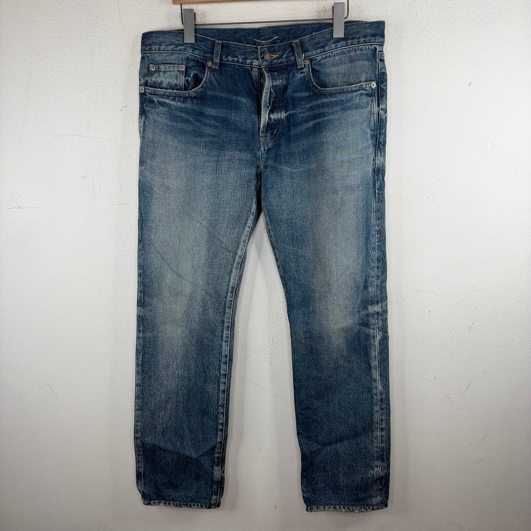Saint Laurent D18 Mid Wash Jeans